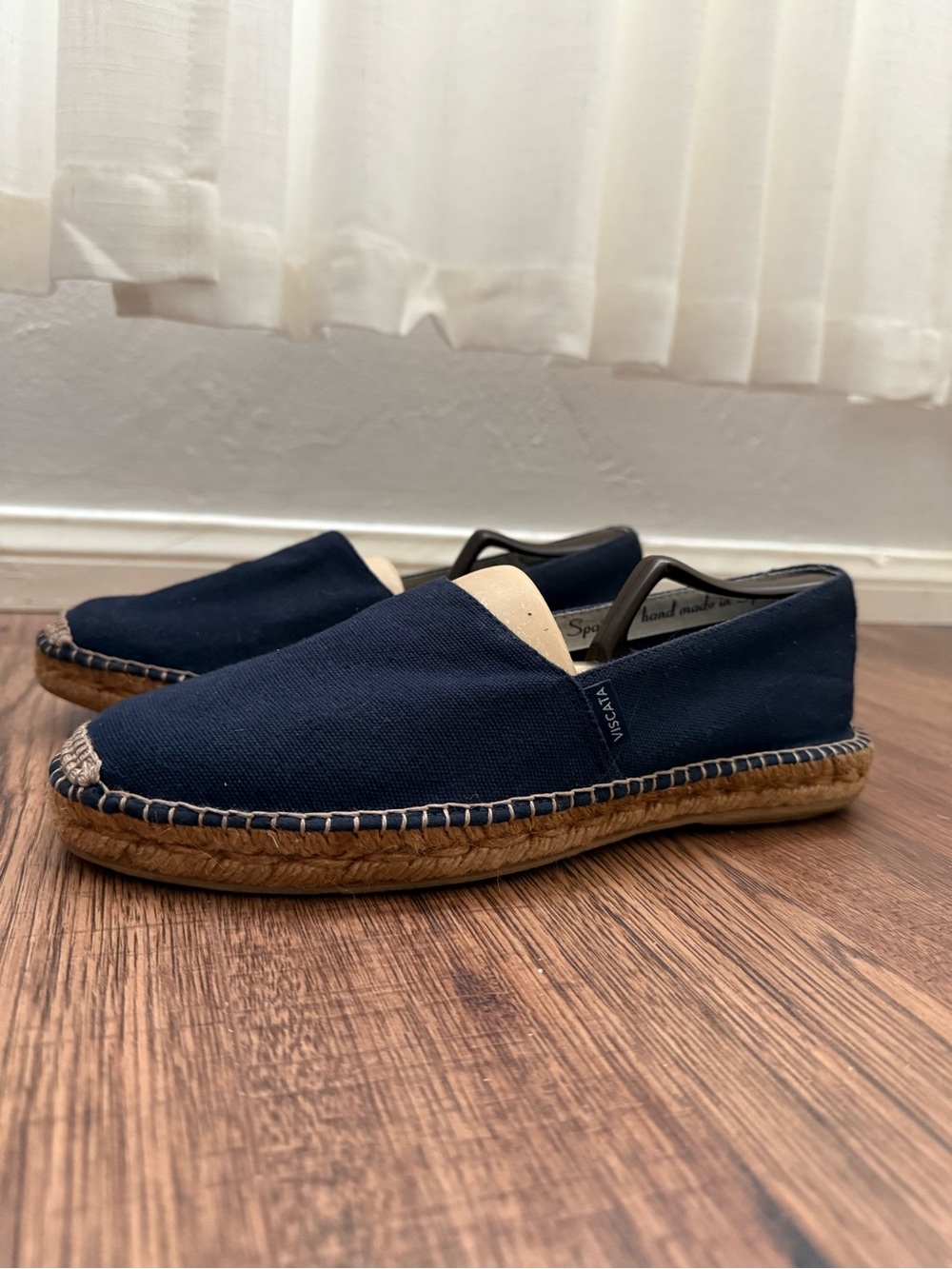 Viscata Men’s Navy Canvas Espadrilles Slip-On